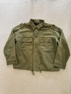 CHILD WOMANオリーブグリーン ミリタリージャケット