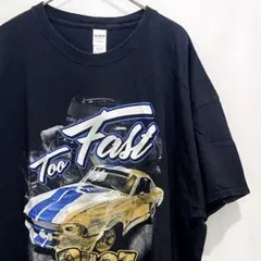 Snap-on スナップオン Tシャツ Too Fast for Rust 黒