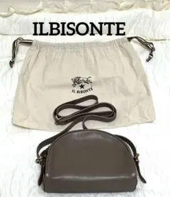 ILBISONTE インビゾンテ ショルダーバッグ ブラウン 牛革 保存袋付き