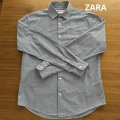 ZARA チェック柄 長袖シャツ EU 38