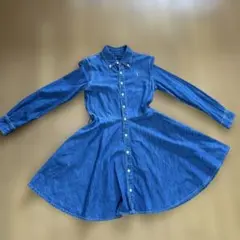 ポロラルフローレン　デニムシャツワンピース　140