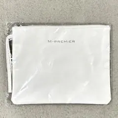 M-PREMIER オフホワイト　クラッチバッグ　ポーチ　非売品　新品未使用