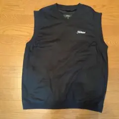 Titleist ブラック Vネック ベスト LL