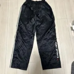 fubu SPORTS ブラック　ナイロン　トラックパンツ Lサイズのサムネイル