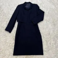 セレモニー ワンピースセットアップ 11AR ネイビー 入学式 卒業式