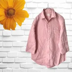 【JOURNAL STANDARD】メンズ　シャツ　リネン100% サイズM