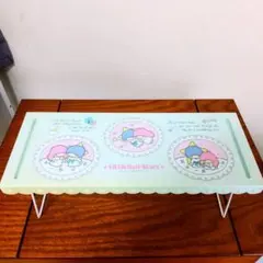 昭和レトロ キキララ 折りたたみテーブル リトルツインスターズ - メルカリ