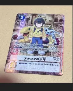 アナログの少年 EX1 パラレル デジモンカードゲーム - メルカリ