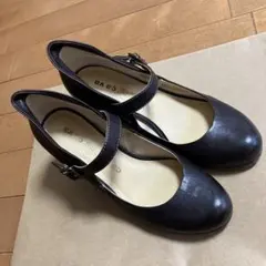 Gara ストラップ付きパンプス 23cm 濃茶