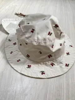 petit main チェリー刺繍ハット Sサイズのサムネイル