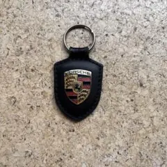 PORSCHE キーホルダー ブラック