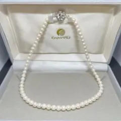 テリ強✨ ジュエリーマキ アコヤ 本真珠 パール ネックレス 6.0-6.5mm
