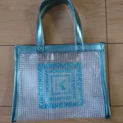 完売品 KINOKUNIYA メタリックブルー エコバッグ
