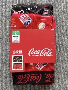 《Coca-Cola》ボクサーパンツ　Lサイズ 2枚組