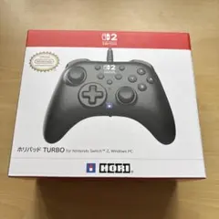 Switch2/PC用 ホリパッドTURBO ブラック HORI