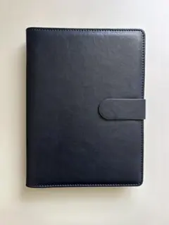 A5 ネイビー システム手帳 6リング　レフィル用紙等付き　お買得です。
