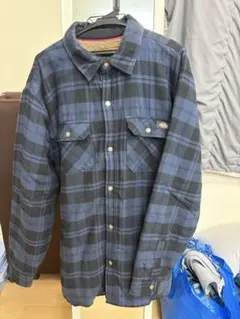 Dickies チェック柄ネルシャツ ボアジャケット