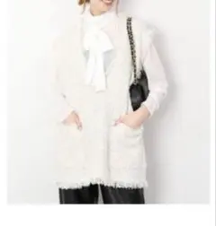 SLOBE IENA Vネック ニットベスト