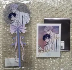 moment＆アメイロ10周年記念 アクリルステッキ／チェキ風カード 二目