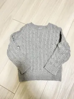 petit main ケーブルニット トップス