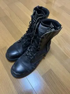 消防編み上げ靴