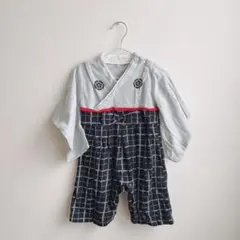 《美品》袴ロンパース 80
