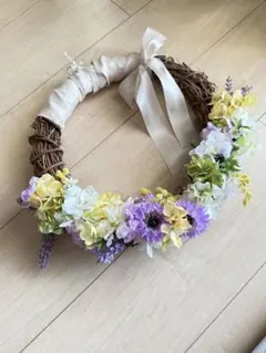 ウェディングリース 造花