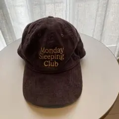 Monday Sleeping Club コーデュロイキャップ