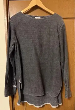 【サイズ7】sus-sous sleeping shirts チャコールグレー