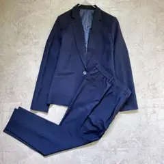 GeeRA 【美品】パンツスーツ セットアップ 就活 紺 洗える 11号