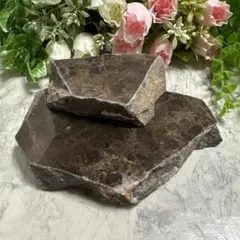 160.スペイン産大理石　マロンエンペラドールダーク　2ケ