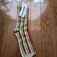 MARCONDE ストライプ ソックス