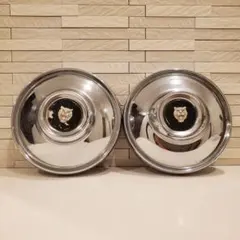 【希少 当時物】ジャガー JAGUAR 純正 ホイールキャップ 2枚セット 旧車