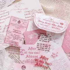 【79】素材紙 6種 ステッカー コラージュ 海外 まとめ売り 紙もの