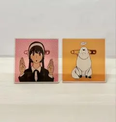 スパイファミリーspy family ヨル・ボンド　アクリルスタンド兼バッヂ