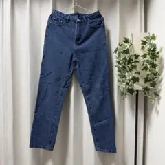 ダークブルースリムフィットデニム