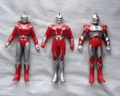 ソフビ 3体セット ウルトラマンUSA 旧ウルトラヒーローシリーズ バンダイ
