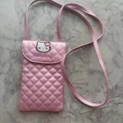 ハローキティ スマホショルダーバッグ ピンク