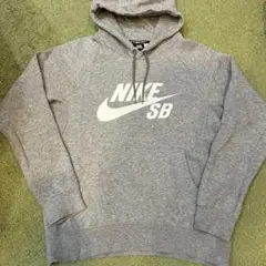 ナイキNIKE SB パーカーM 定番人気グレー