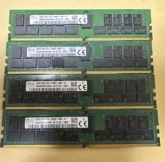 SKHynix PC4-2666V 32GB✖️4枚 サーバ用メモリー - メルカリ