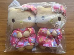 サンリオ 日焼けハローキティマスコット２個セット