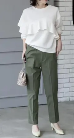 新品タグ付　OPAQUE.CLIP ストレッチベイカーパンツのサムネイル
