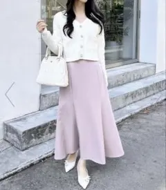 ingni バックレースアップマーメイドスカート