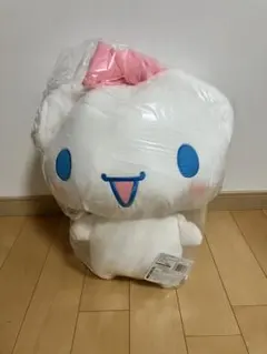 シナモロール　にっこりみみむすび　超超BIGぬいぐるみ　シナモン　新品タグ付