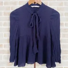 ZARA ザラ  ボウタイ　トップス　綺麗め　ブラウス