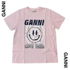 GANNI LOVE CLUB Tシャツ ピンク Sサイズのサムネイル
