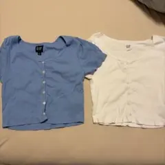 GAP 水色 白色　半袖Tシャツ　2枚セットのサムネイル