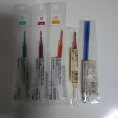 無印良品 さらさら描けるゲルインキボールペン 替芯 0.5mm 3本 & 他2本のサムネイル