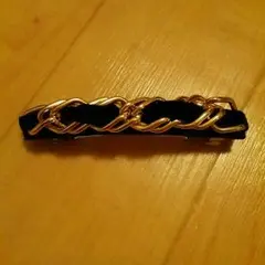 緑のベロアバレッタ*ヴィンテージ*