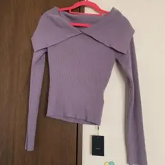 EMODA エモダ　ニットセーター　トップス　オフショル風　新品